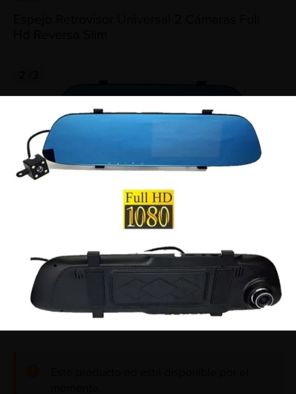 Dashcam Rearview Mirror - Picture 2 of 4